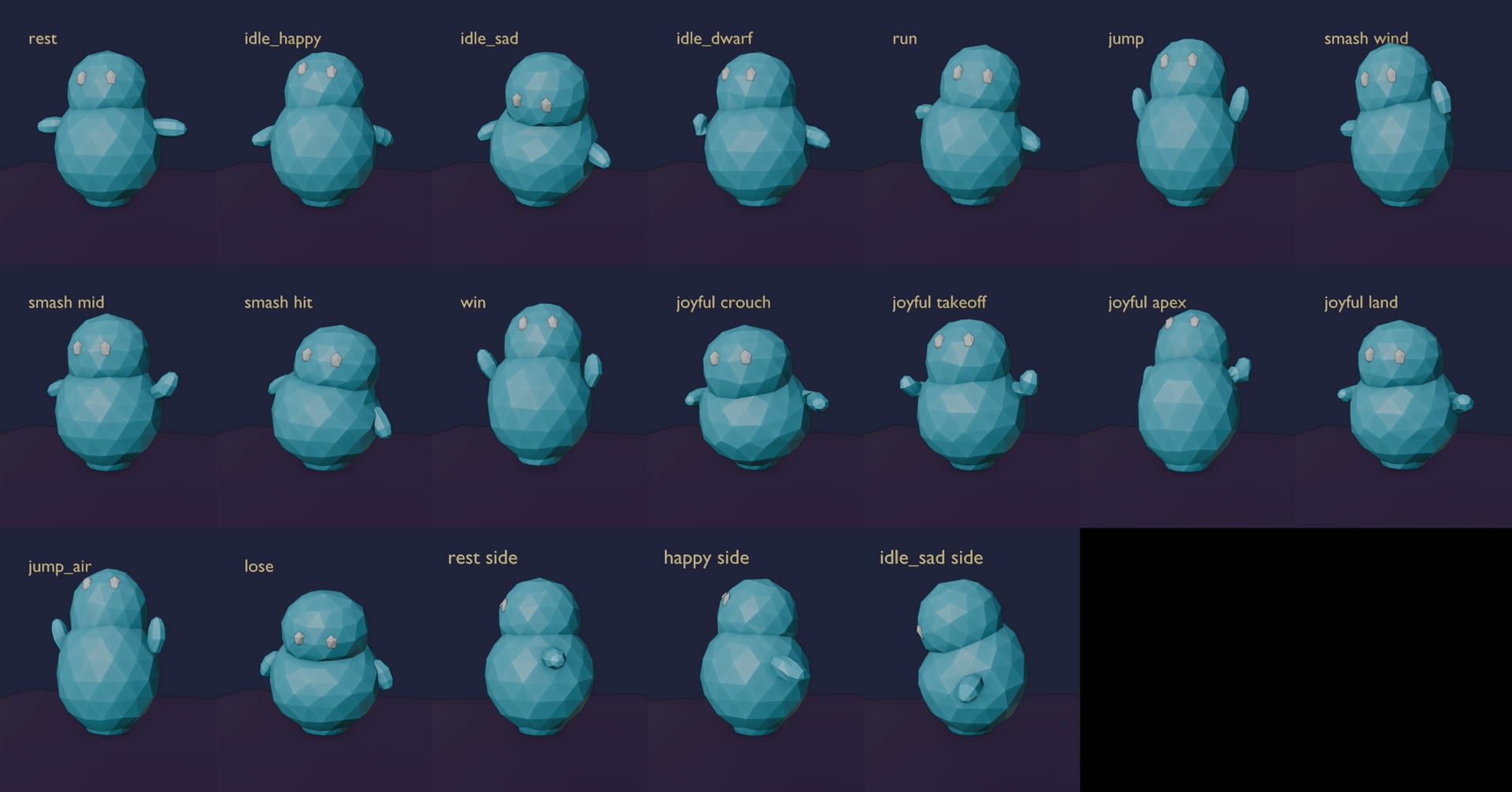 Blob rig preview